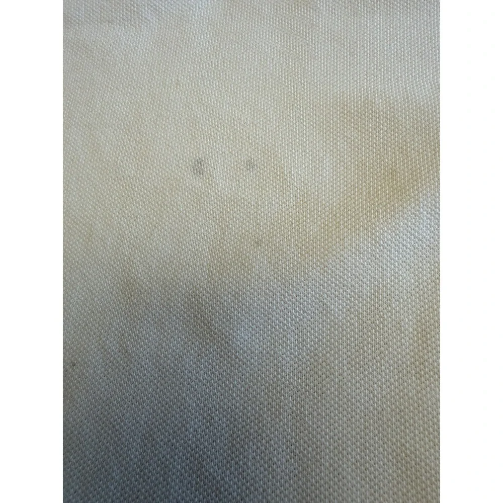 Vintage Polo Ralph Lauren Men's XL Classic Polo Shirt Cream, Green Logo